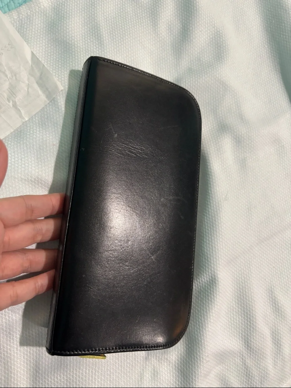 Saint Laurent Amarena Calfskin Leather Zip-Around Wallet - Picture 13 of 16